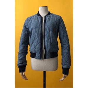 Women’s Quilted Bomber Jacket